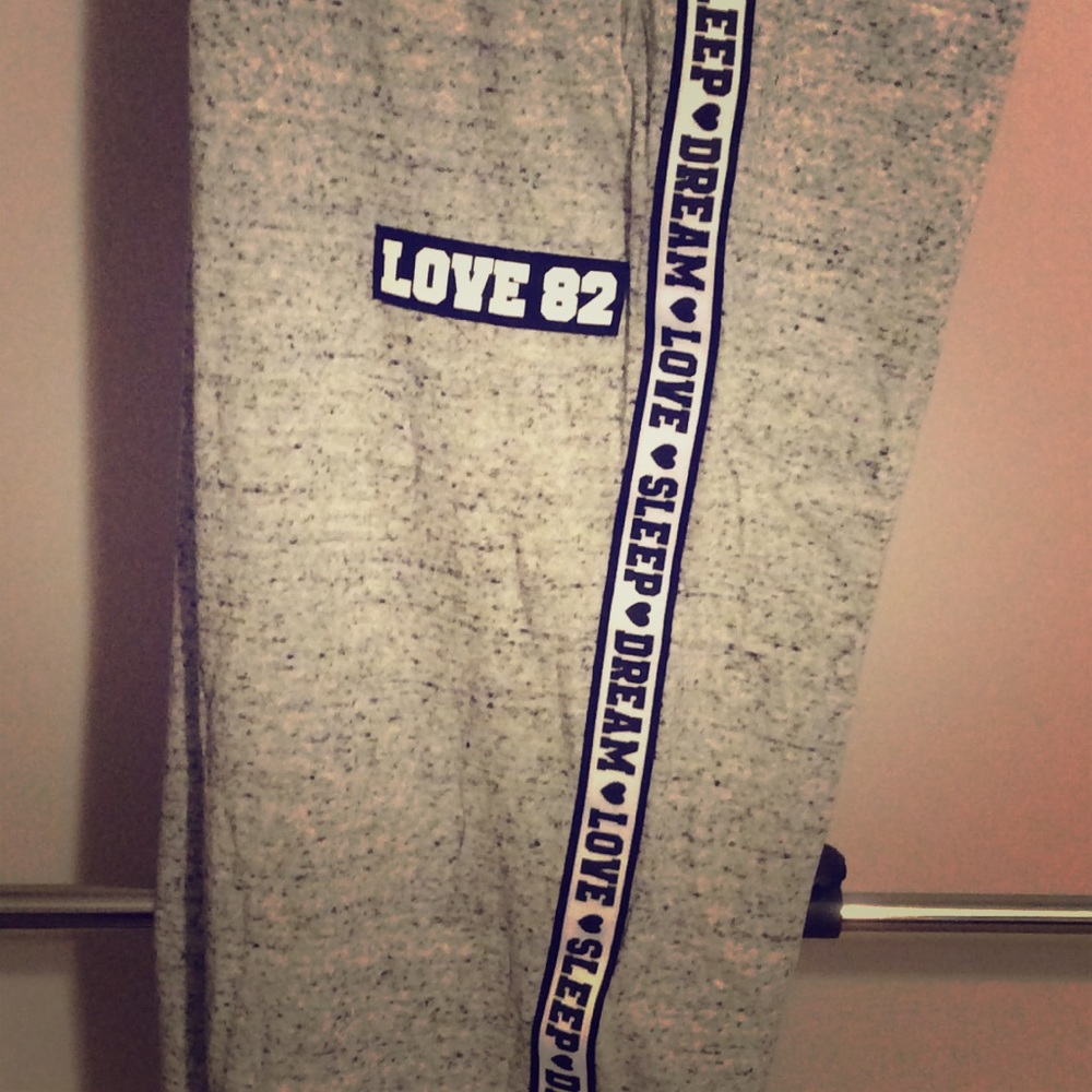 NWT Sleep Pajama Bottoms Sweats Grey Size 16/18 XL
